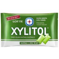 Жевательная резинка "Xylitol" вкус мята-лайм 11 гр LOTTE