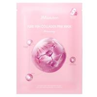 Тканевая маска PURE FISH COLLAGEN PINK MASK 30 мл JM Solution 