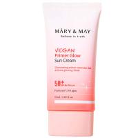 Солнцезащитный крем-праймер Glow Sun Cream SPF50+ 50 мл Mary&May