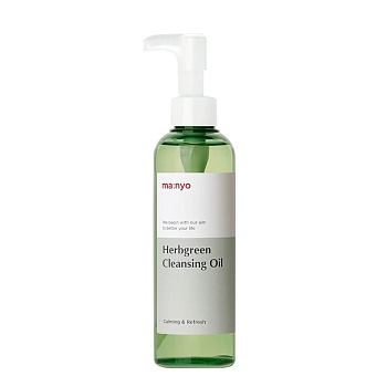 Гидрофильное масло с травами HERBGREEN CLEANSING OIL 200 мл Ma:nyo